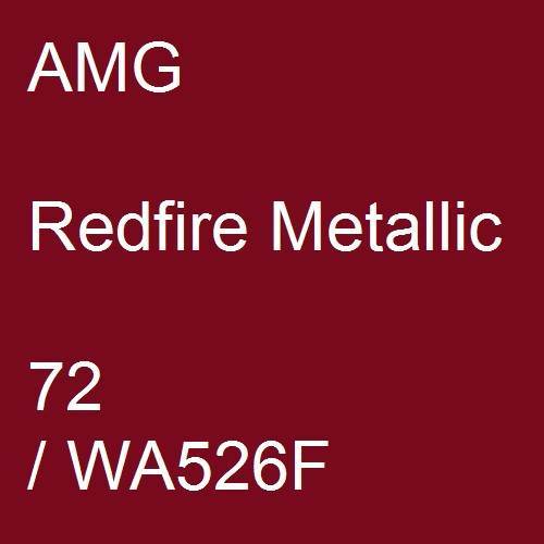 AMG, Redfire Metallic, 72 / WA526F.